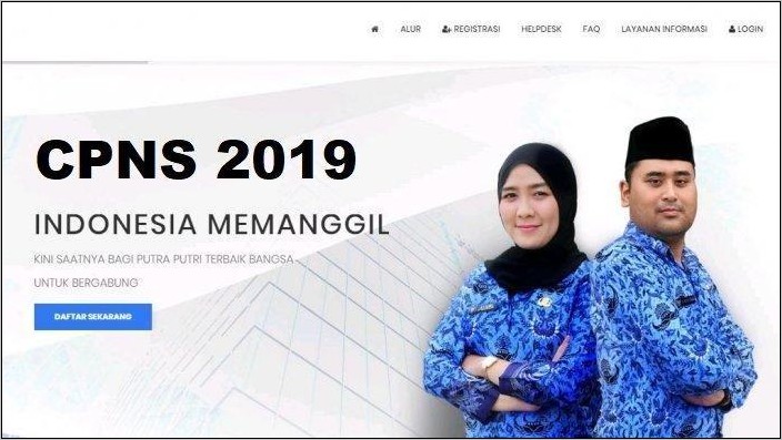 Contoh Format Surat Lamaran Cpns Provinsi Banten 2019