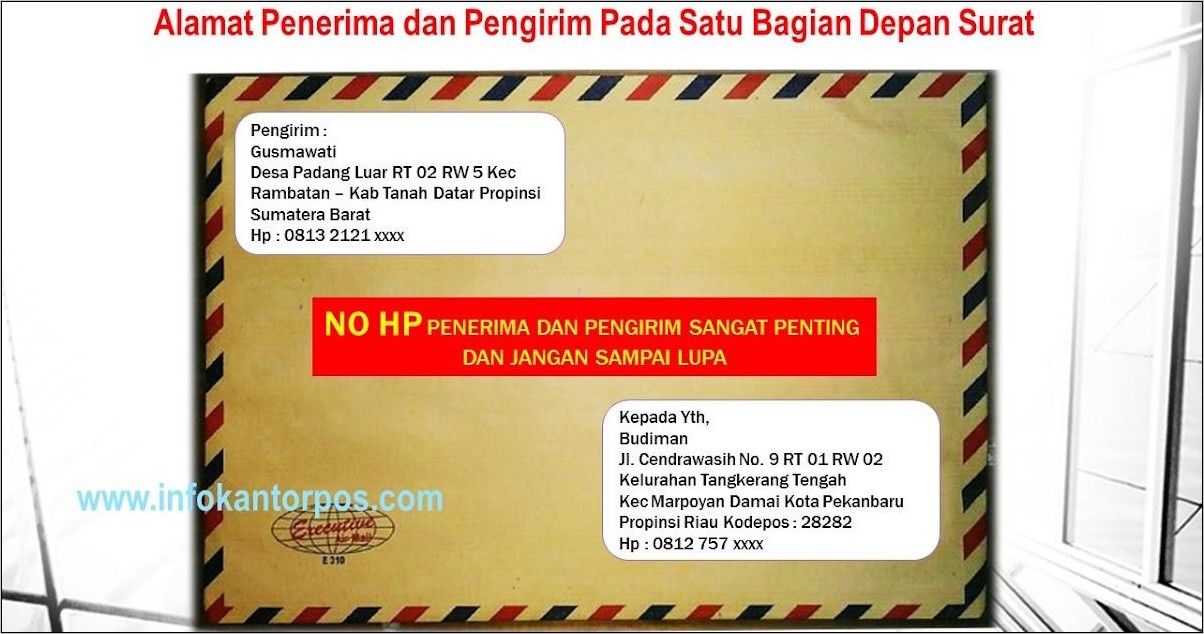 Contoh Pengiriman Surat Lamaran Kerja Yang Baik Dan Benar