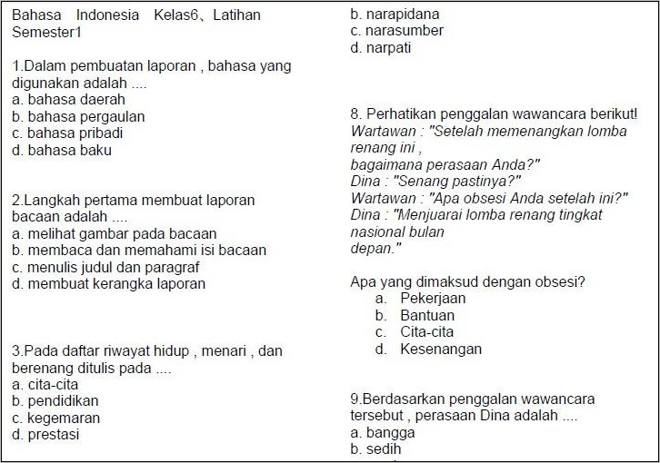 Contoh Soal Essay Surat Lamaran Pada Materi Bahasa Indonesia
