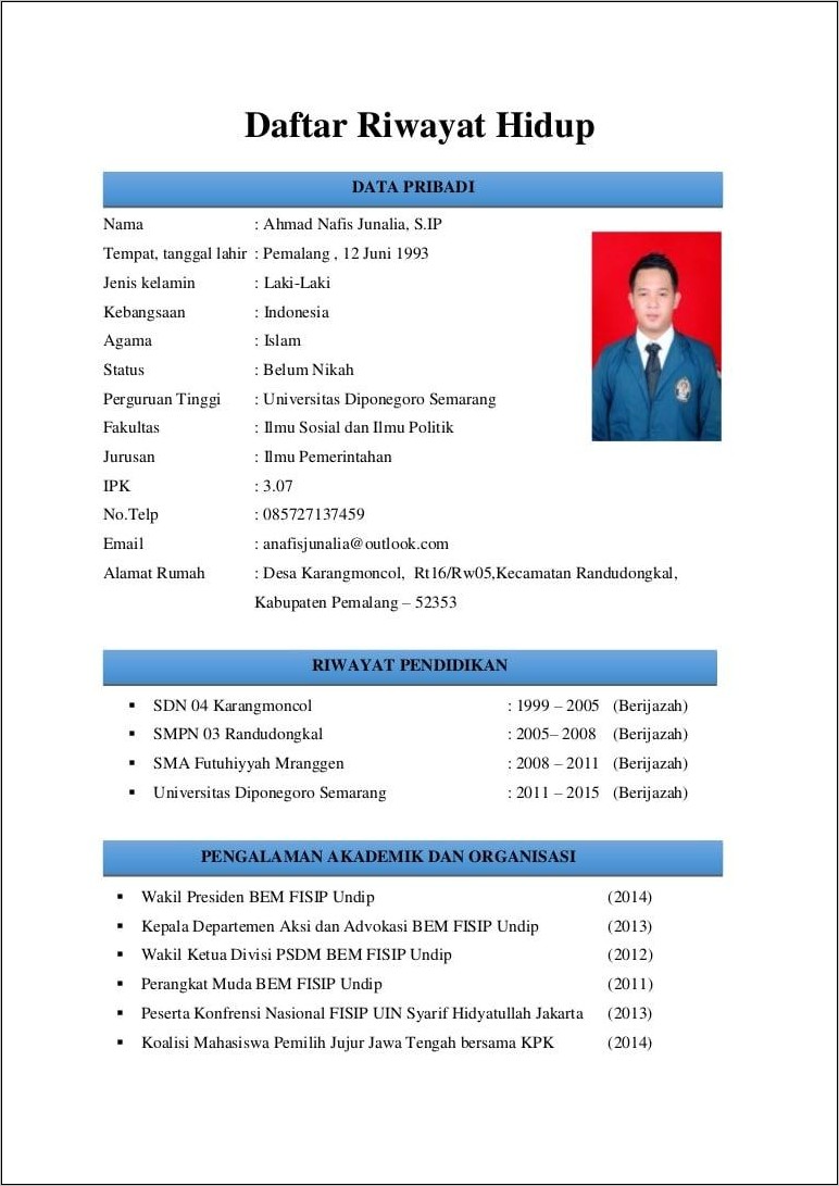 Contoh Surat Cv Lamaran Kerja.doc