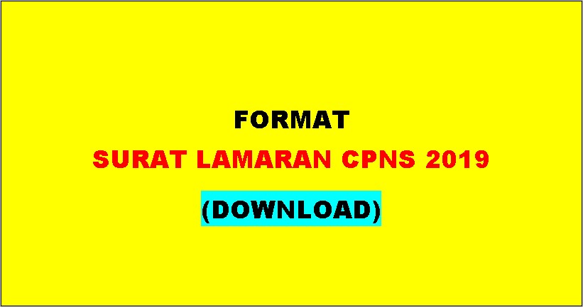 Contoh Surat Lamaran Cpns 2019 Kabupaten Kebumen