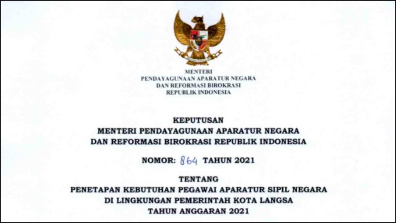 Contoh Surat Lamaran Cpns Aceh Barat Daya