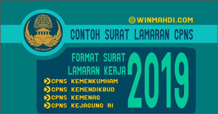 Contoh Surat Lamaran Cpns Bpip