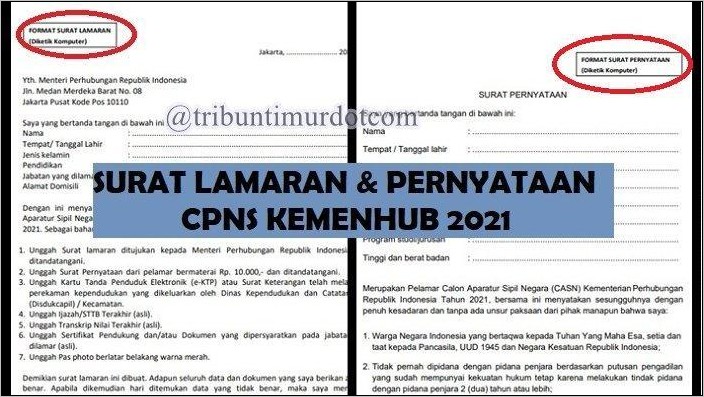 Contoh Surat Lamaran Cpns Kab Bandung 2019 Pdf