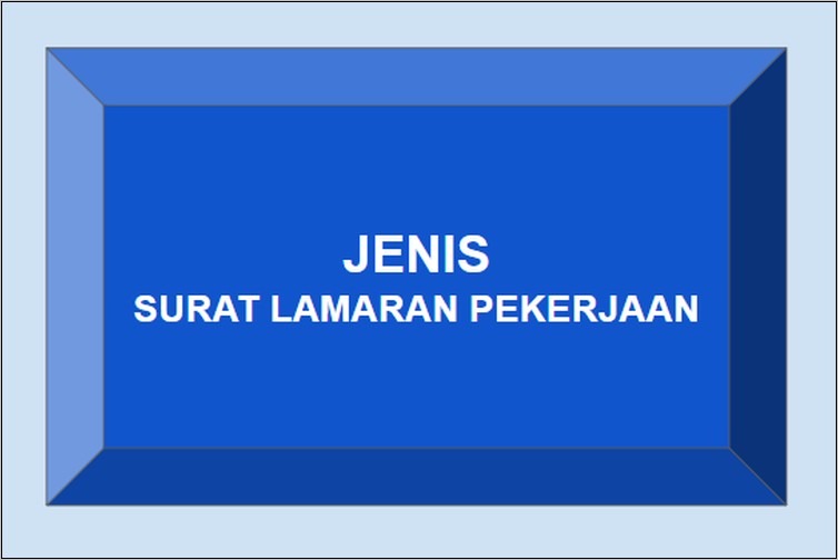 Contoh Surat Lamaran Kerja Di Indosat