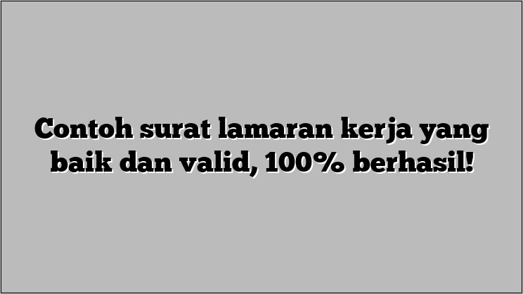 Download 64+ Contoh Surat Surat Lamaran Kerja Vivo Terbaru Gratis