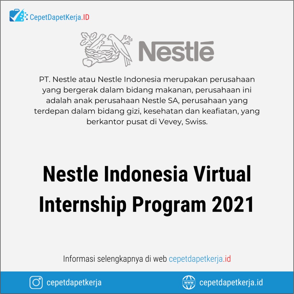 Contoh Surat Lamaran Kerja Pt Nestle