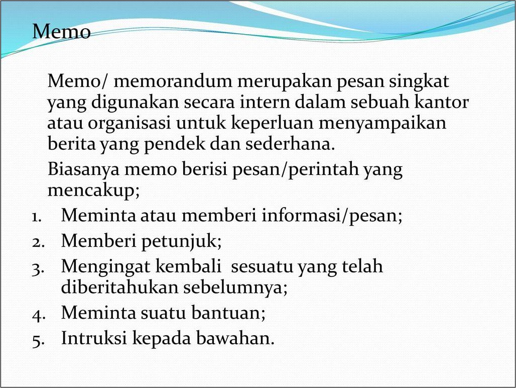 Contoh Surat Disposisi Pekerjaan