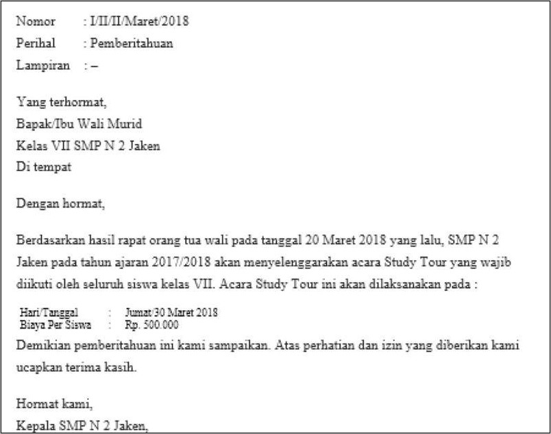 Contoh Surat Keterangan Habis Masa Kontrak Kerja