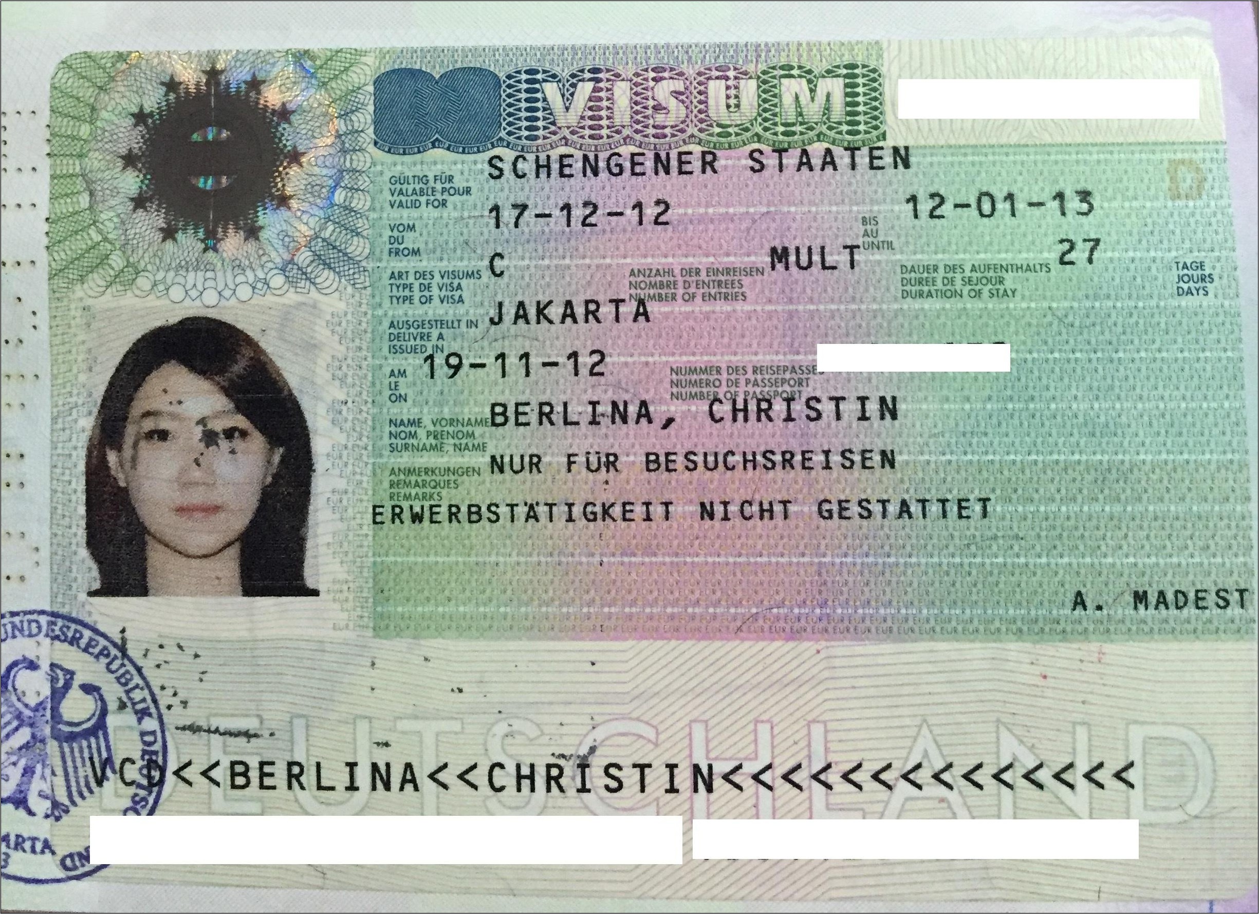 Contoh Surat Keterangan Kerja Untuk Visa Schengen Excel