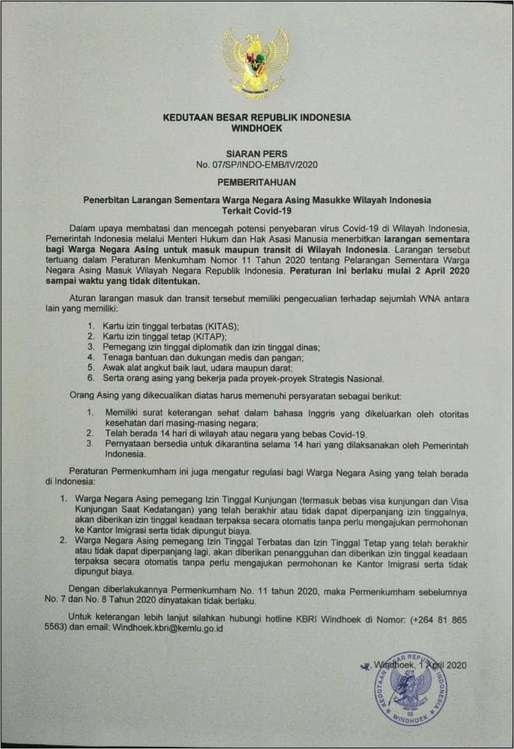 Contoh Surat Kunjungan Kerja Keluar Dalam Bahasa Inggris