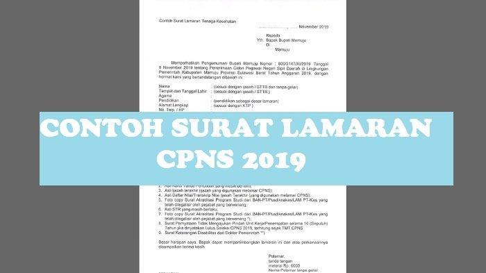 Contoh Surat Lamaran Cpns Kabupaten Pati