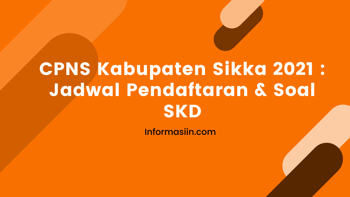 Contoh Surat Lamaran Cpns Kabupaten Sikka