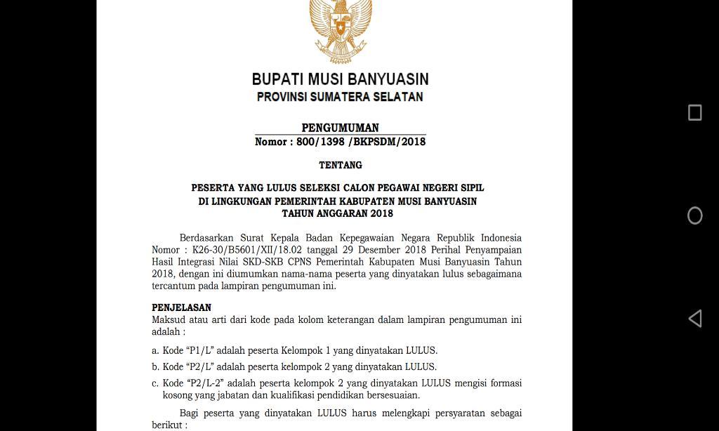 Contoh Surat Lamaran Cpns Ke Bupati Oku