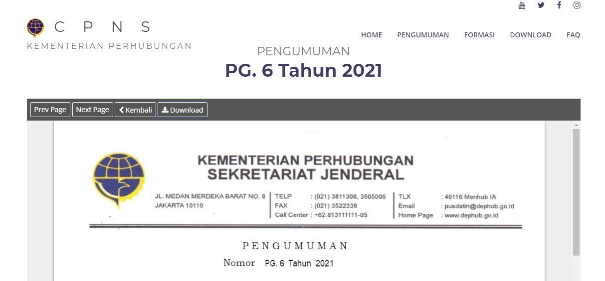 Contoh Surat Lamaran Cpns Kota Palembang