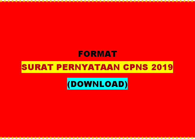 Contoh Surat Lamaran Cpns Kuantan Singingi