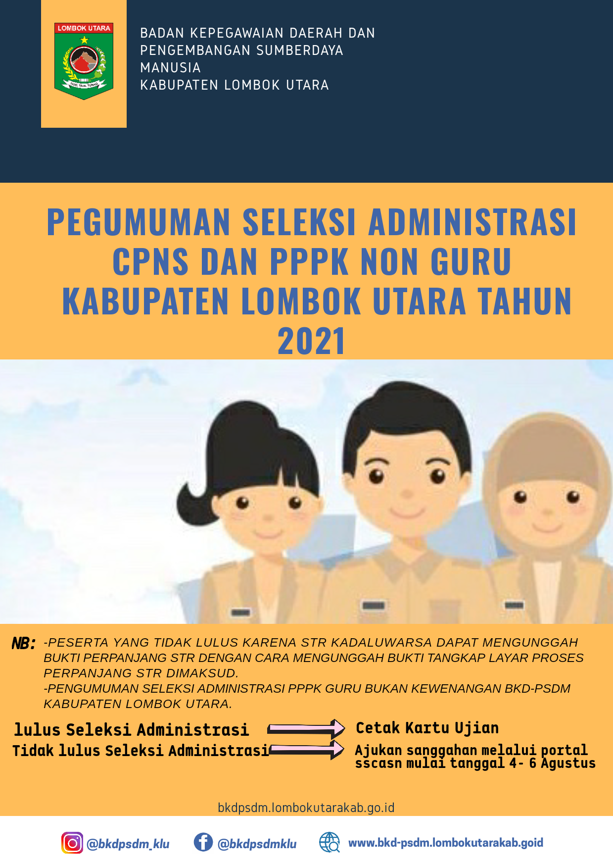 Contoh Surat Lamaran Cpns Lombok Utara 2018