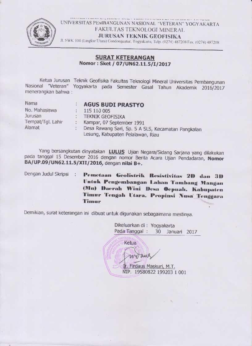 Contoh Surat Lamaran Cpns Pelalawan