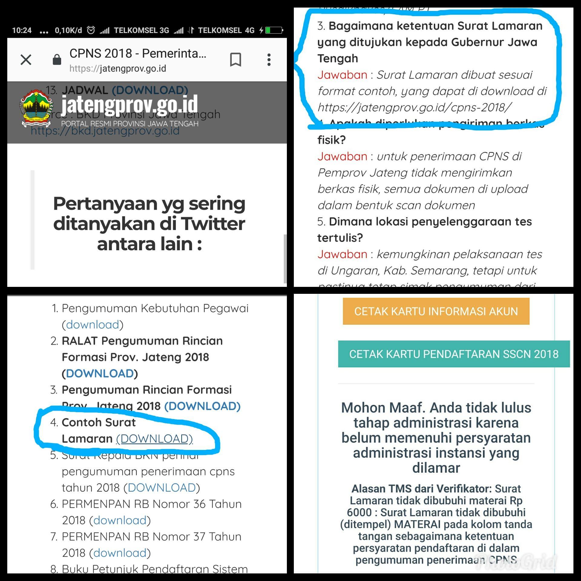 Contoh Surat Lamaran Cpns Pemerintah Kabupaten Semarang