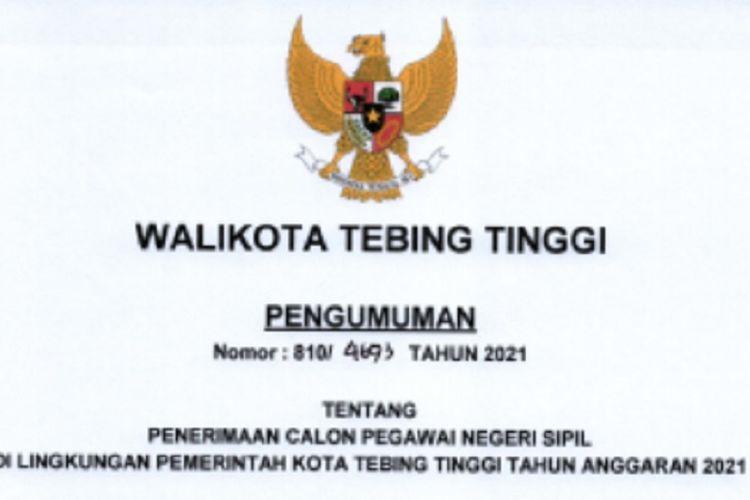 Contoh Surat Lamaran Cpns Pemerintah Kota Gorontalo