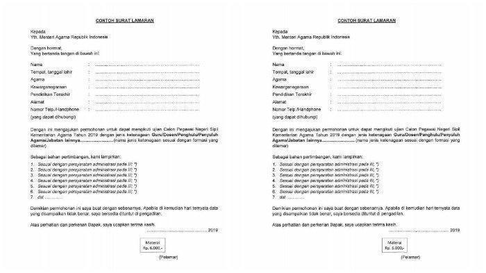 Contoh Surat Lamaran Cpns Pemerintah Kota Makassar