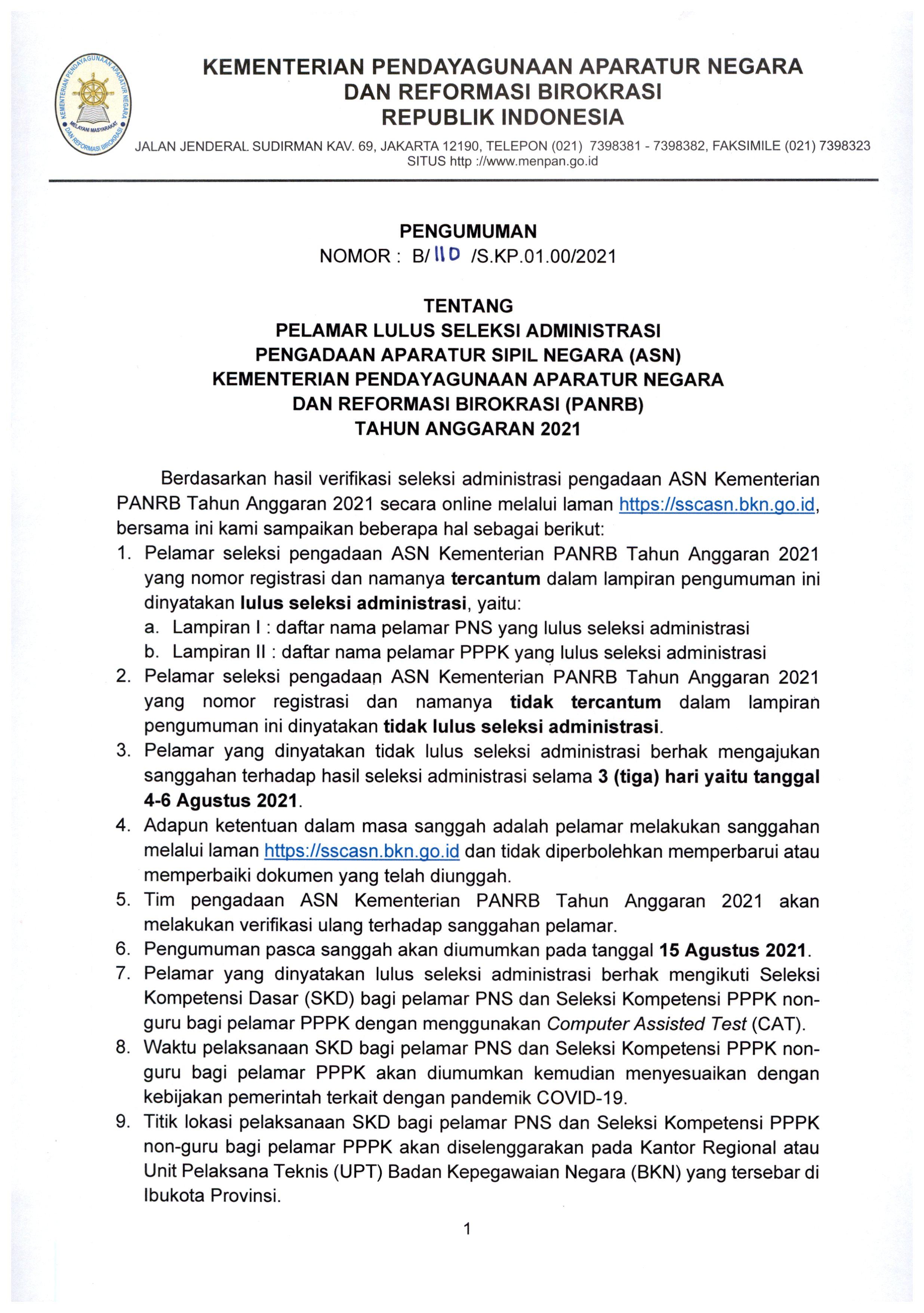 Contoh Surat Lamaran Cpns Pemerintahan Kota Denpasar 2019 Pdf