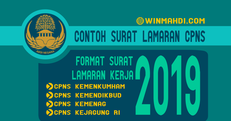 Contoh Surat Lamaran Cpns Tanjabtim 2019