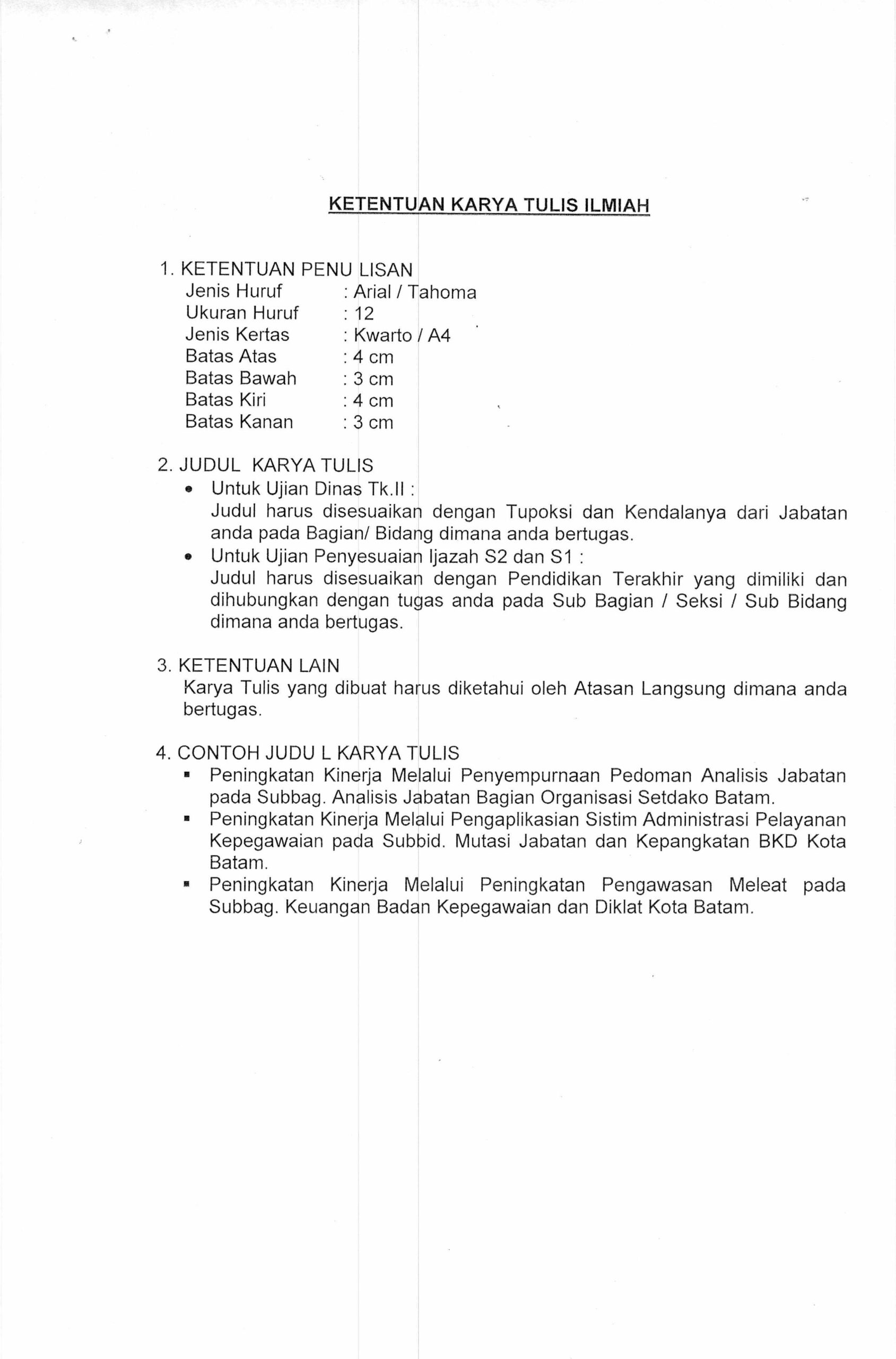 Contoh Surat Lamaran Kepada Walikota Yogyakarta