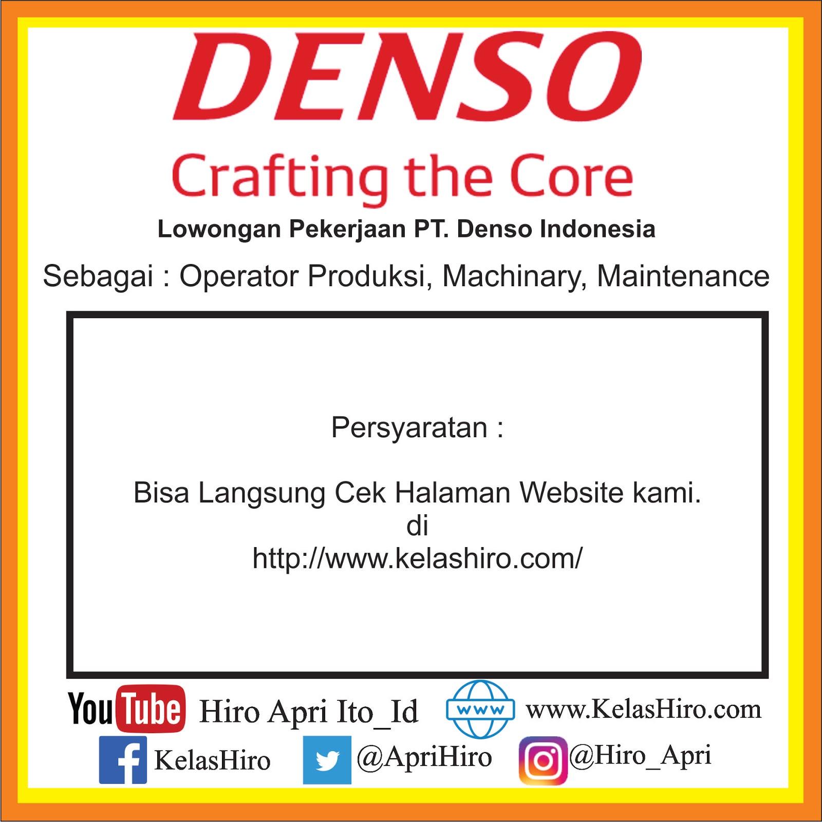 Contoh Surat Lamaran Kerja 2019 Pt Denso