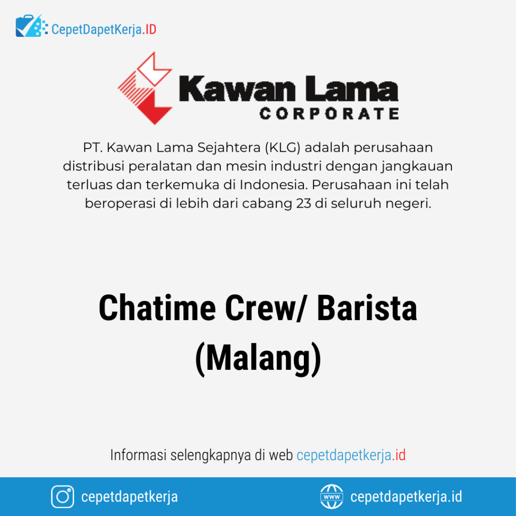 Contoh Surat Lamaran Kerja Chatime