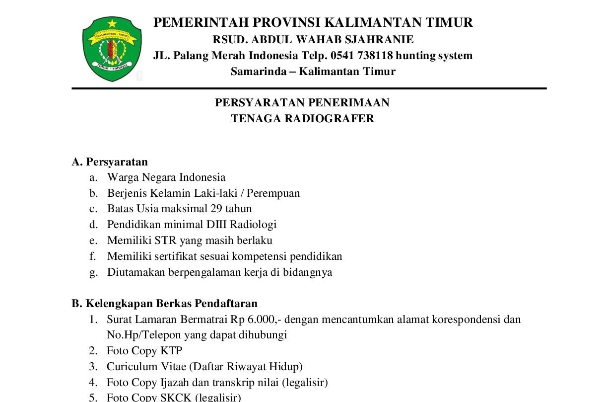 Contoh Surat Lamaran Kerja Dari Kaltim Pos