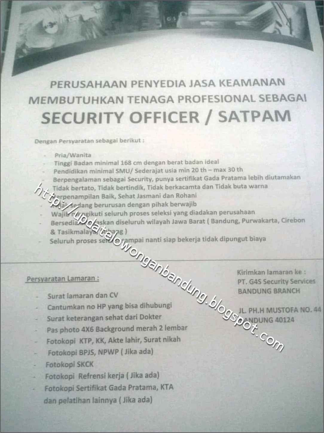 Contoh Surat Lamaran Kerja Di Pt Gas