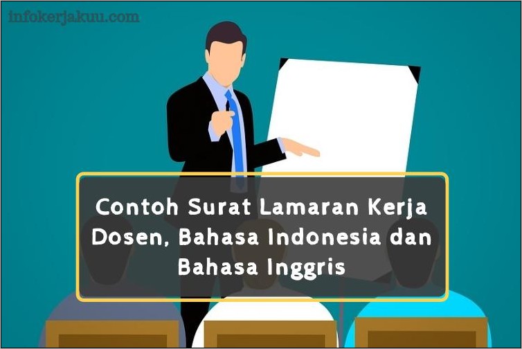 Contoh Surat Lamaran Kerja Dosen Ugm