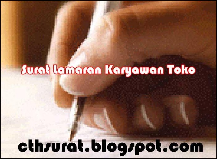 Contoh Surat Lamaran Kerja Karyawan Suwalayan