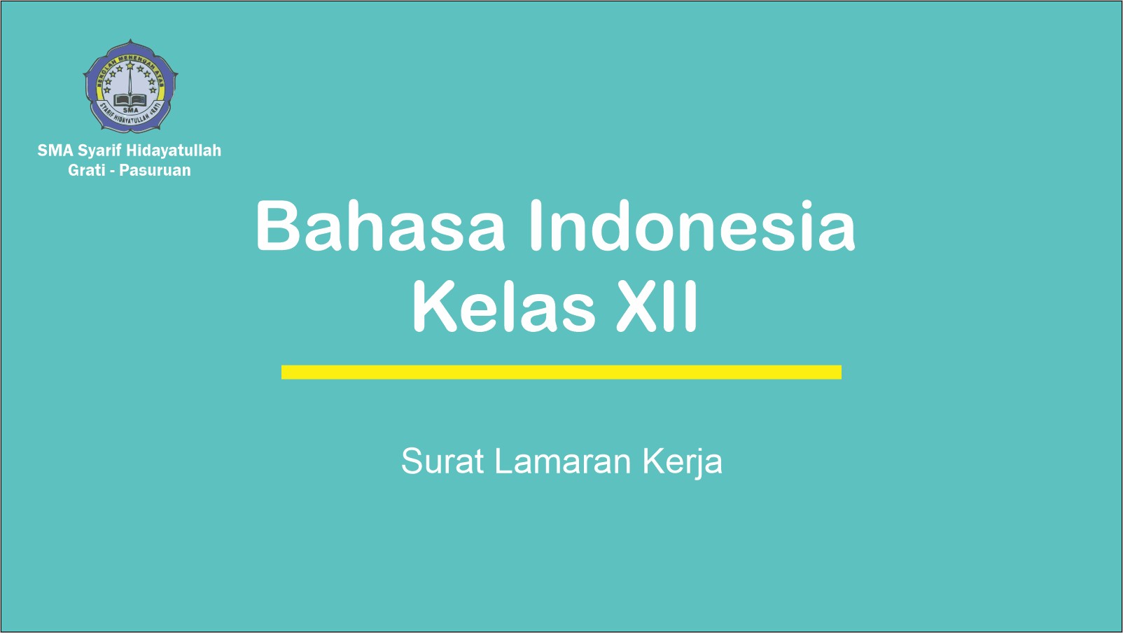 Contoh Surat Lamaran Kerja Materi Bahasa Indonesia Kelas 12