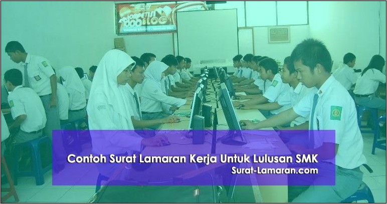 Contoh Surat Lamaran Kerja Pendidikan Smk