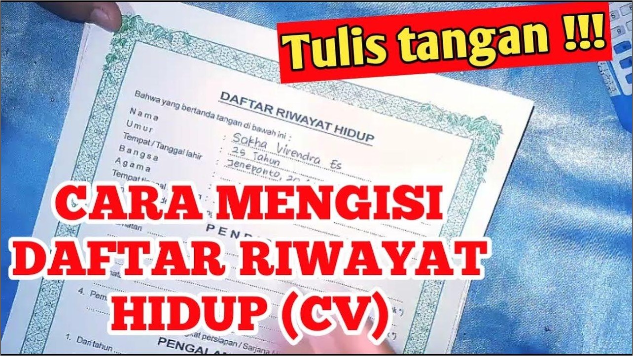 Contoh Surat Lamaran Kerja Pt Pungkook