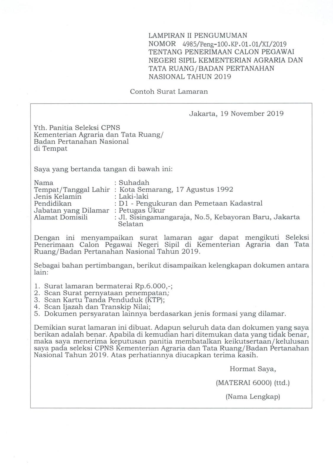 Contoh Format Surat Rayuan Bkns  JamarianceVance