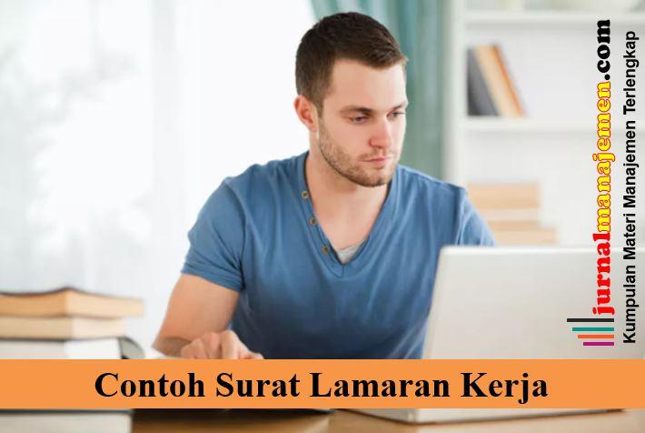 Contoh Surat Lamaran Kerja Sumberarticles