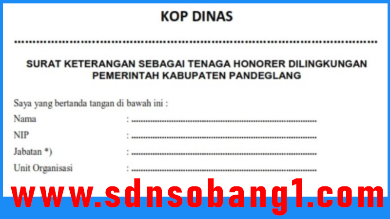 Contoh Surat Lamaran Kerja Untuk Guru Horoner