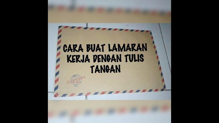 Contoh Surat Lamaran Pekerjaan Folio