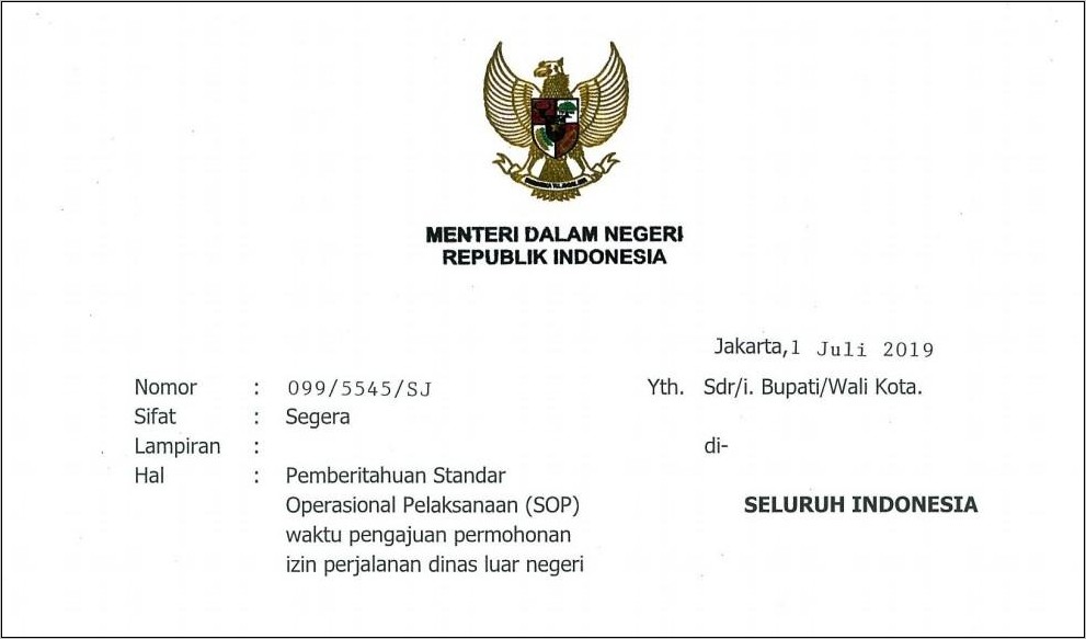 Contoh Surat Lamaran Yang Di Tujukan Ke Walikota Tangerang
