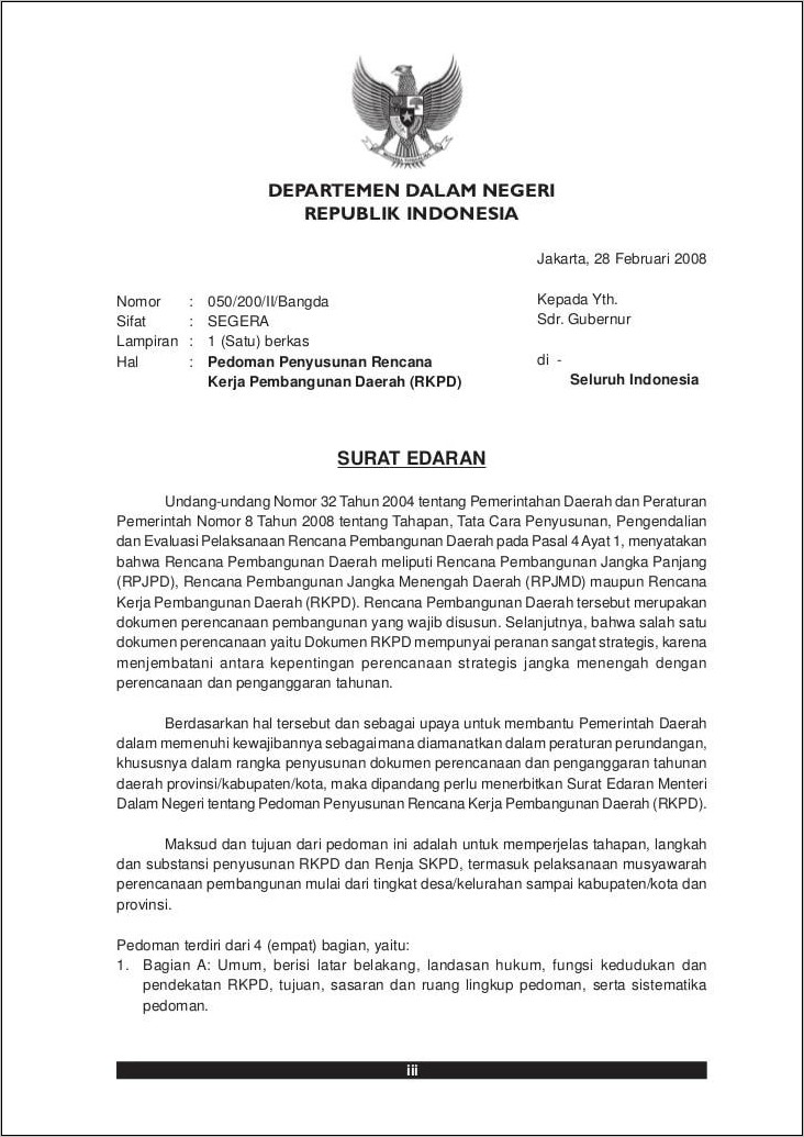 Contoh Surat Menginformasikan Pencapaian Kerja