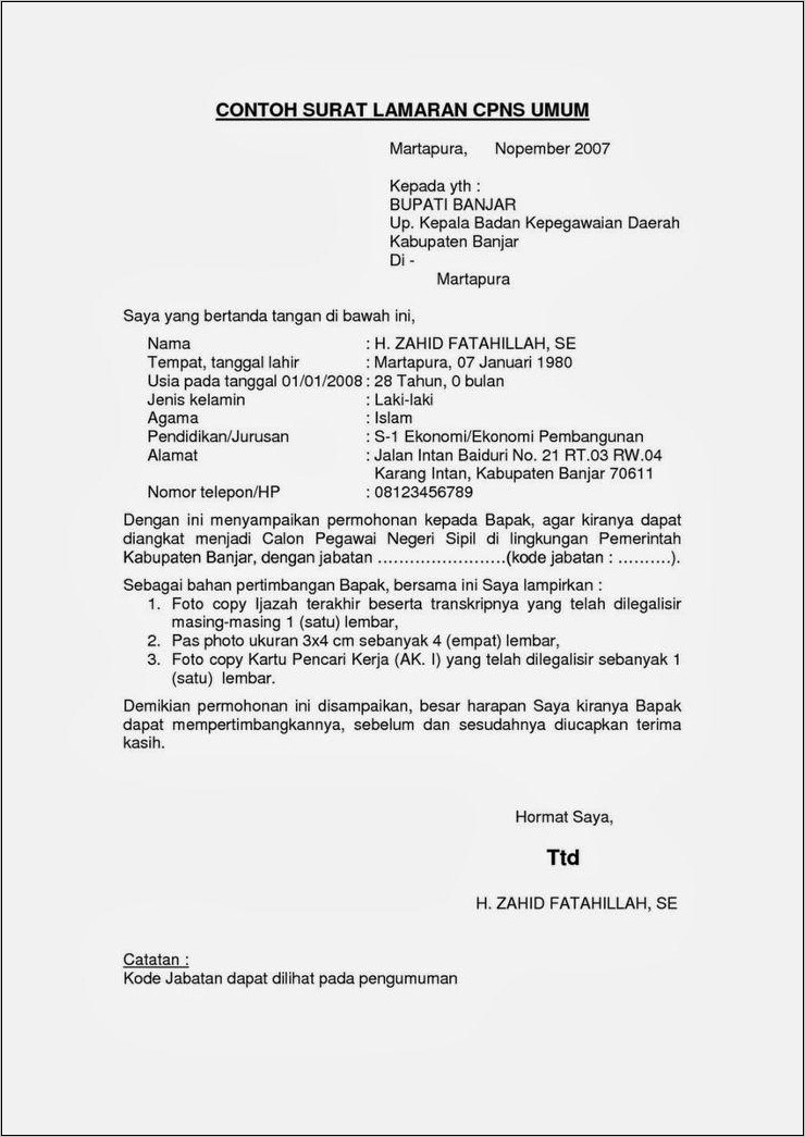 Contoh Surat Pengalaman Kerja Tata Usaha Sekolah Doc