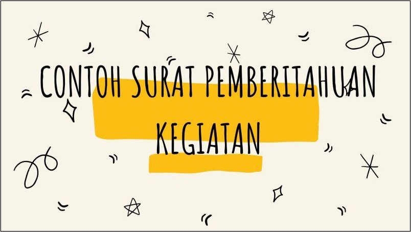 Contoh Surat Pengumumam Kerja Bakti