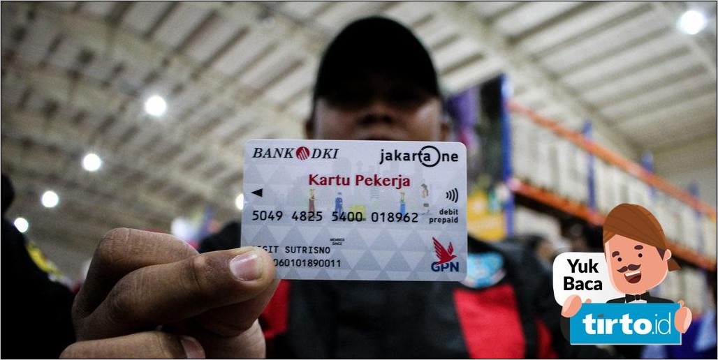 Contoh Surat Permohonan Kartu Pekerja Jakarta