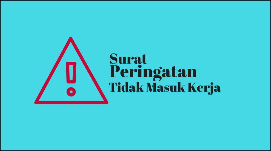 Contoh Surat Pribadi Tidak Masuk Kerja