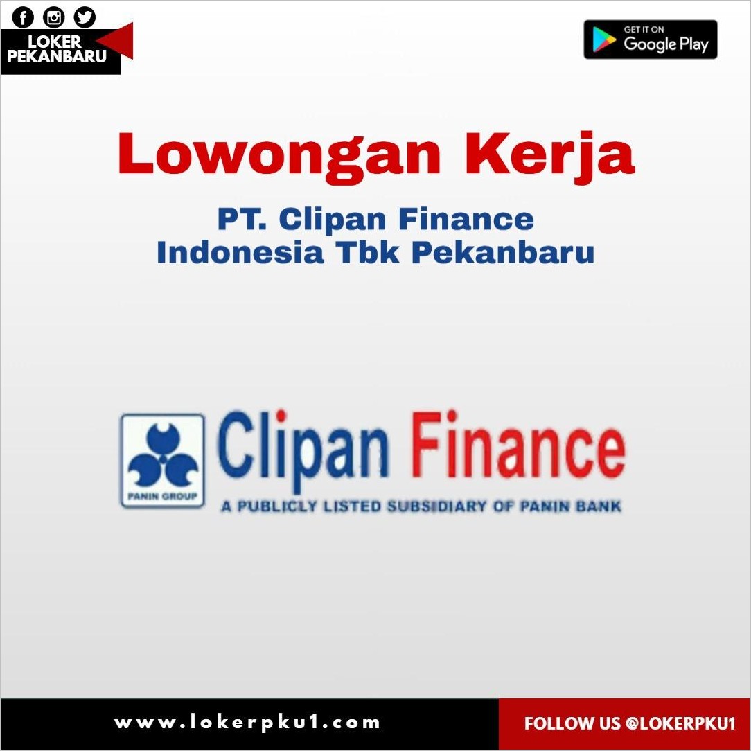 Contoh Surat Referensi Kerja Clipan Finace