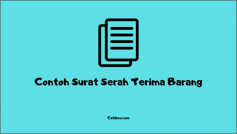 Contoh Surat Serah Terima Pekerjaan Pemindahan Bagian