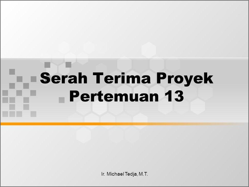 Contoh Surat Serah Terima Pekerjaan Sprinkler